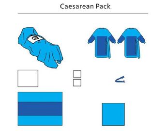 Cesarean Delivery Medical Procedure Packs, General Surgical Pack C-Section