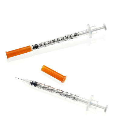 ODM Sterilization EO Gas Disposable Injection Syringe Device Microfine Needles 0.5ml