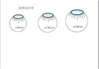 Circular Banded Sterile Ultrasound Transducer Covers PE Film Instrument Protection