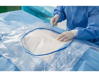 Cesarean Disposable Surgical Drapes Sterile Incise Pouch For C - Section Procedures