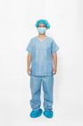 Unisex Disposable Scrub Suits Customized Logo Alcohol - Repellency Flexible