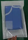 Blue Green Disposable Surgical Gown Non - Woven SMS Surgeon Light Weight