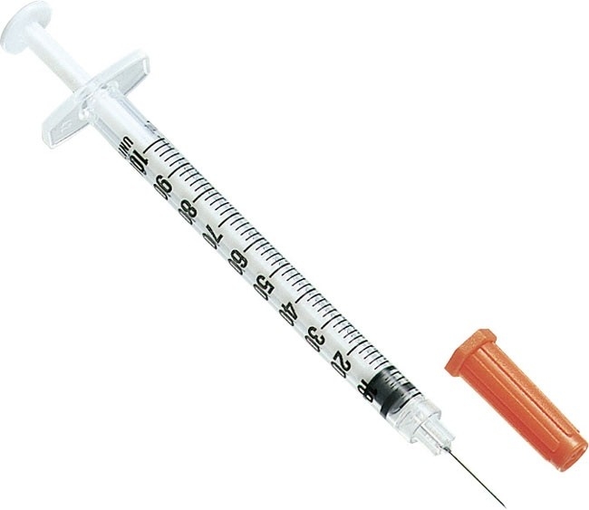 OEM 1ml Disposable Injection Device Syringe Transparent For Diabetic