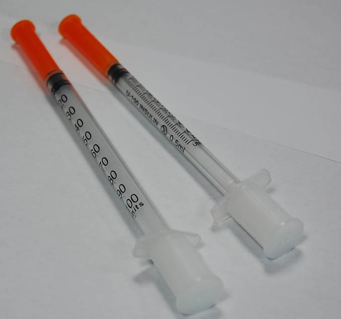 Medical Injection Insulin Syringes U-40 EO Gas Sterilized 1ml