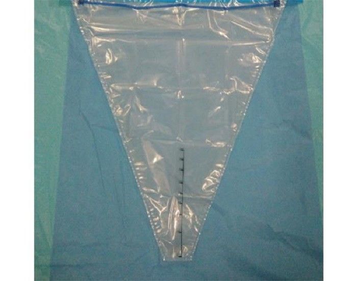 Hospital Fluid Collection Pouch Drainage Aluminum Strip For Surgical Single Use