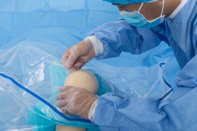 Knee Arthroscopy Fluid Collection Pouch Disposable PE Pocket Surgery EO Sterilization