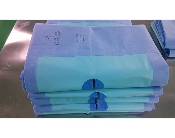 Extremity Disposable Surgical Drapes Absorbent Prevention Fabric Elastic Aperture 2-1/4 Inches
