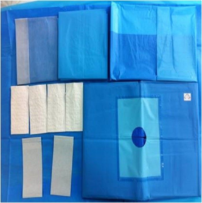 Operation Room Sterile Surgical Packs Wrapper 100x100cm High Tearing Strength