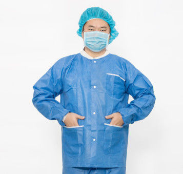 Optional Color Operating Room Lab Uniforms Spunlace Non Woven Anti - Pull