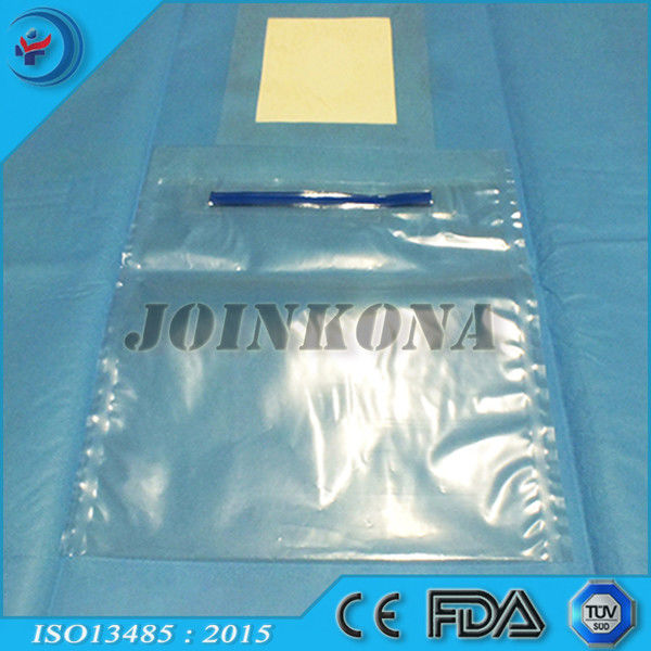 Transparent Fluid Collection Pouch With Aluminum Strip Water Resistance