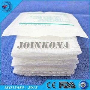 3x3" Medical Gauze Bandage Sheet Customized Size Polyester Blended Rayon