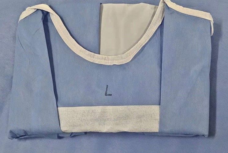 Three - Anti SMMMS Disposable Examination Gowns With Hook Loop Fastener